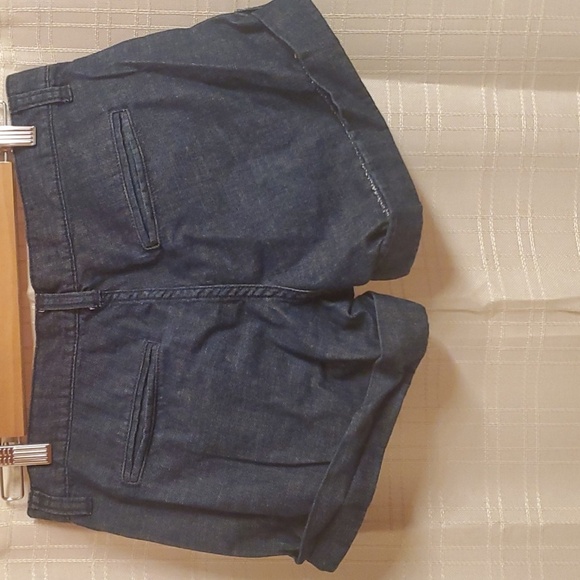 Londonjean Shorts Womens Size 6 Blue Denim Jean Shorts Distressed 100% Cotton - Picture 7 of 10